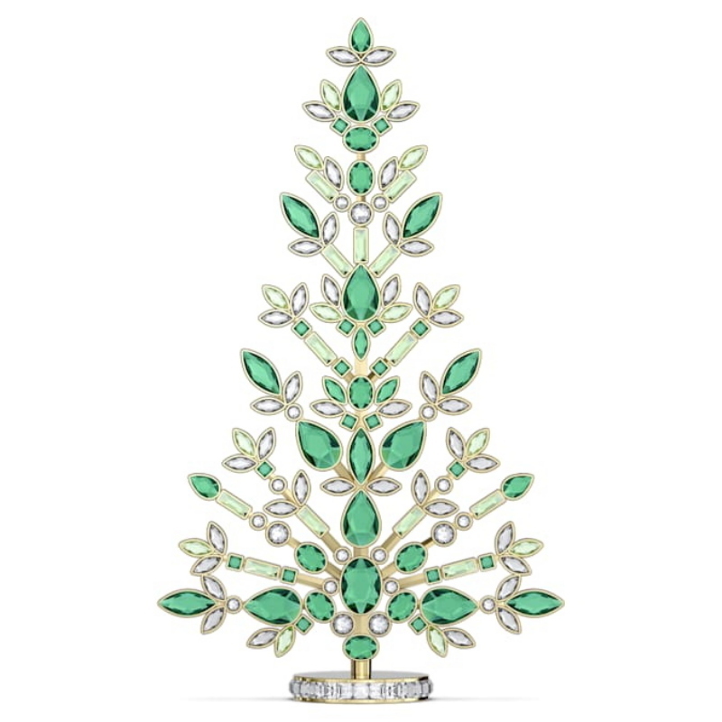 Swarovski 5691040 swarovski fashion piece - gema holiday tree green nuovo in scatola originale