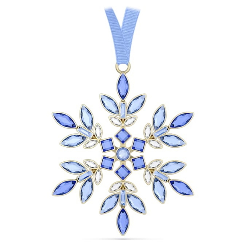 Swarovski 5691042 swarovski fashion piece - gema ornament holiday blue nuovo in scatola originale