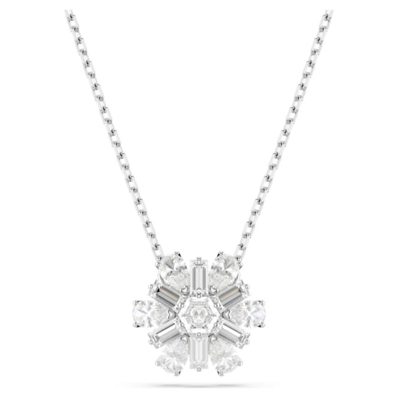 Swarovski 5691484 collana / set swarovski - pend pendente white/rhs nuovo in scatola originale