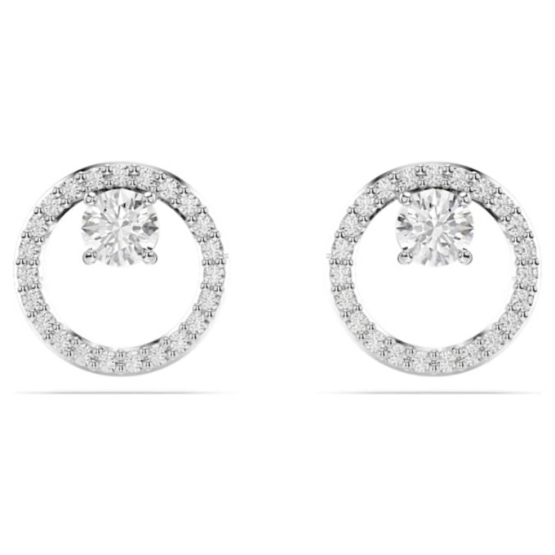 Swarovski 5692262 swarovski fashion piece - constella pe stud cz white/rhs nuovo in scatola originale
