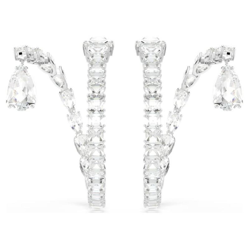 Swarovski 5692524 swarovski fashion piece - matrix orecchino a buco hoop cry/rhs nuovo in scatola originale Swarovski 5692524 swarovski fashion piece - matrix orecchino a buco hoop cry/rhs nuovo in scatola originale