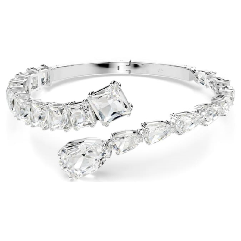 Swarovski 5692527 swarovski fashion piece - matrix cuff cry/rhs m nuovo in scatola originale