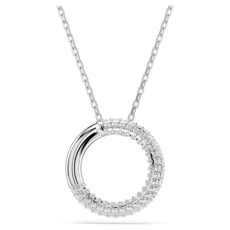Swarovski 5692737 collana / set swarovski - pend round cry/rhs nuovo in scatola originale