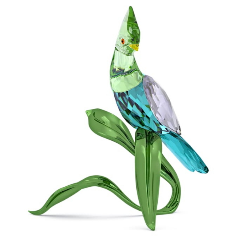 Swarovski 5693147 swarovski fashion piece - idyllia green turaco nuovo in scatola originale Swarovski 5693147 swarovski fashion piece - idyllia green turaco nuovo in scatola originale
