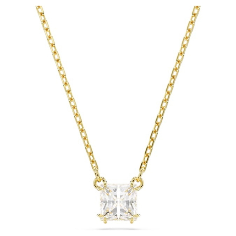 Swarovski 5693153 collana / set swarovski - pend white/gos nuovo in scatola originale