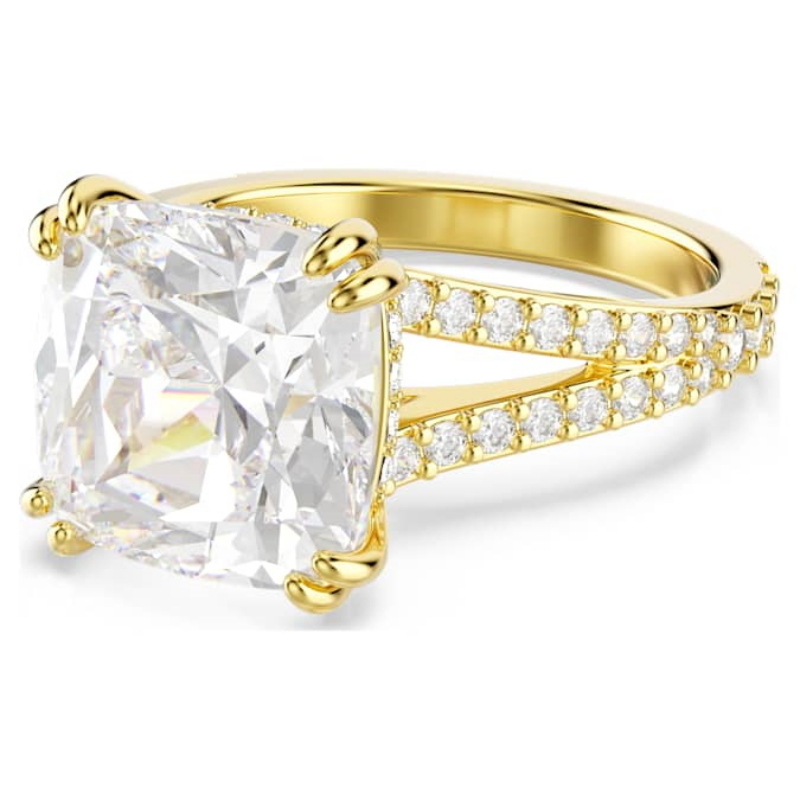 Swarovski 5693504 anello swarovski - anello cocktail whi/gos 58 nuovo in scatola originale