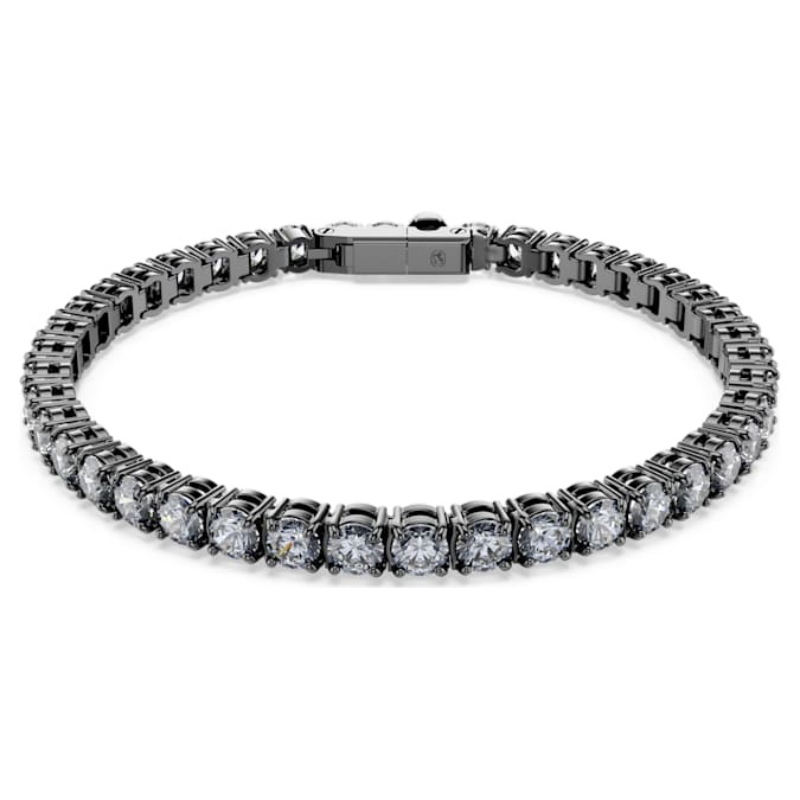 Swarovski 5693927 swarovski fashion piece - re matrix tb rnd sivgr/rus s nuovo in scatola originale