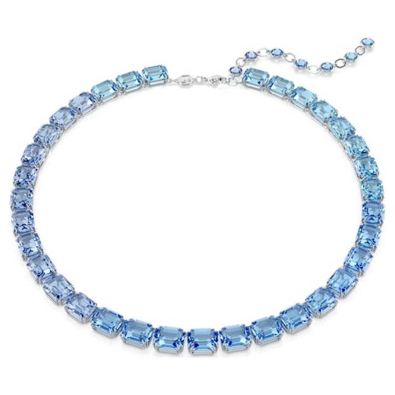 Swarovski 5694136 collana / set swarovski - all ard blu/rhs nuovo in scatola originale
