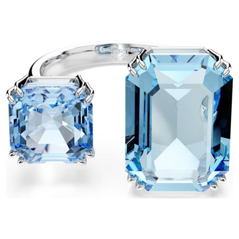 Swarovski 5694142 anello swarovski - anello blu/rhs 55 nuovo in scatola originale