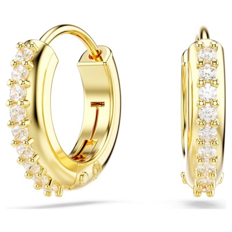 Swarovski 5697228 swarovski fashion piece - matrix orecchino a buco mn hoop cre/gos nuovo in scatola originale