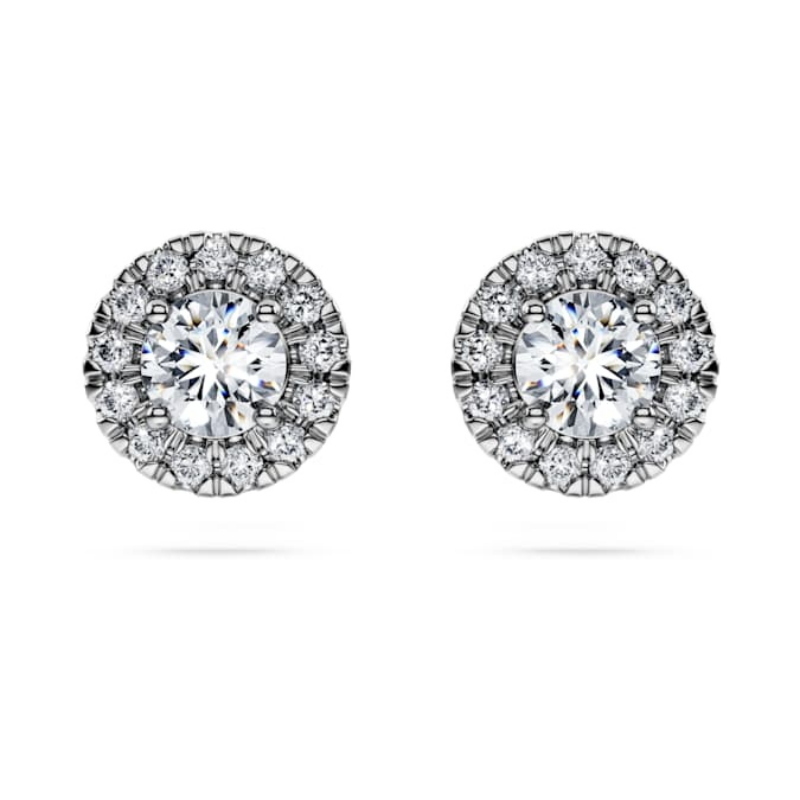 Swarovski 5698156 swarovski fashion piece - scd orecchino a buco round 0.75ct wg18 nuovo in scatola originale Swarovski 5698156 swarovski fashion piece - scd orecchino a buco round 0.75ct wg18 nuovo in scatola originale