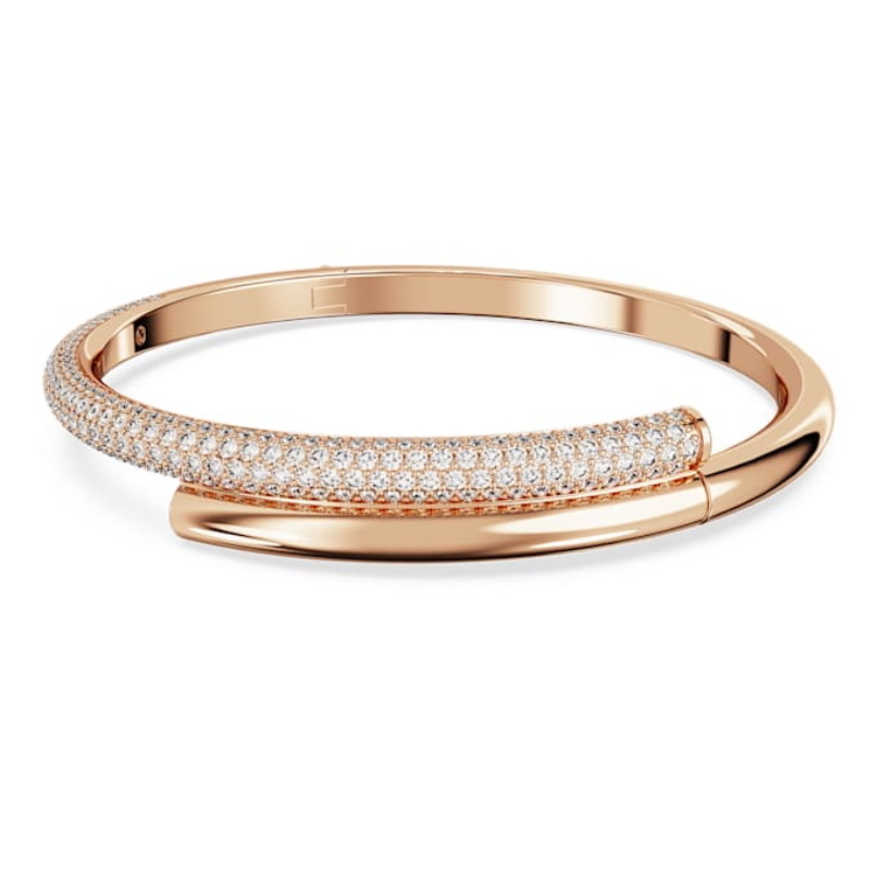 Swarovski 5700932 bracciale swarovski rigido / soft - bracciale rigido cry/ros s nuovo in scatola originale