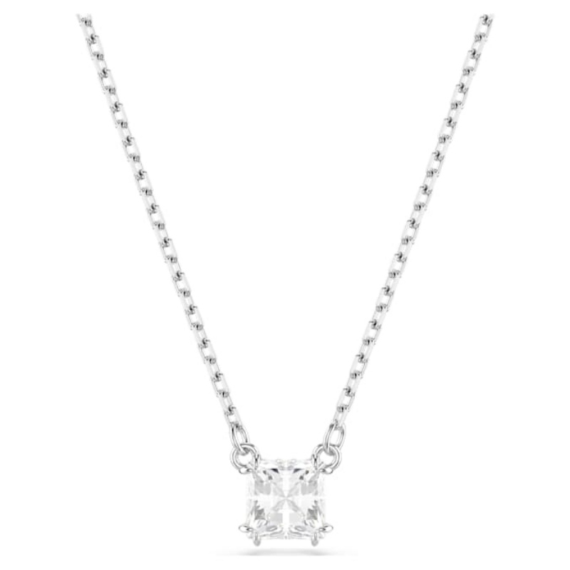 Swarovski 5701903 collana / set swarovski - pend whi/rhs nuovo in scatola originale