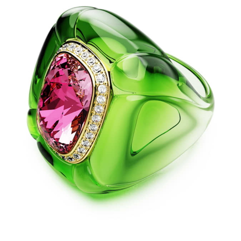 Swarovski 5709969 anello swarovski - anello gre/pink/gos 52 nuovo in scatola originale
