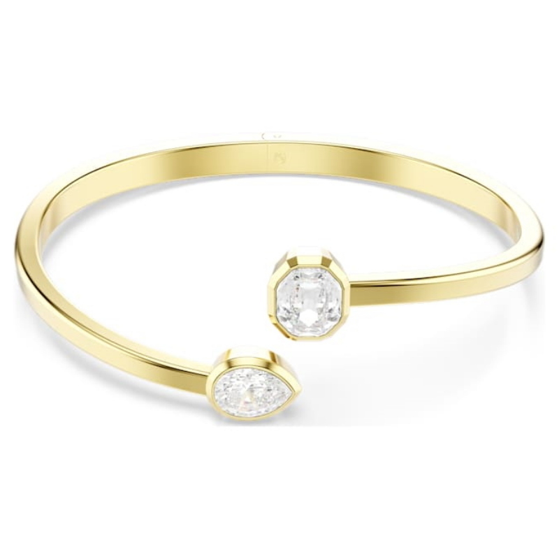 Swarovski 5714315 bracciale swarovski rigido / soft - bracciale rigido op white/gos m nuovo in scatola originale