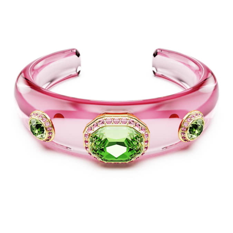 Swarovski 5714384 swarovski fashion piece - dulcis cuff pin/gos l nuovo in scatola originale