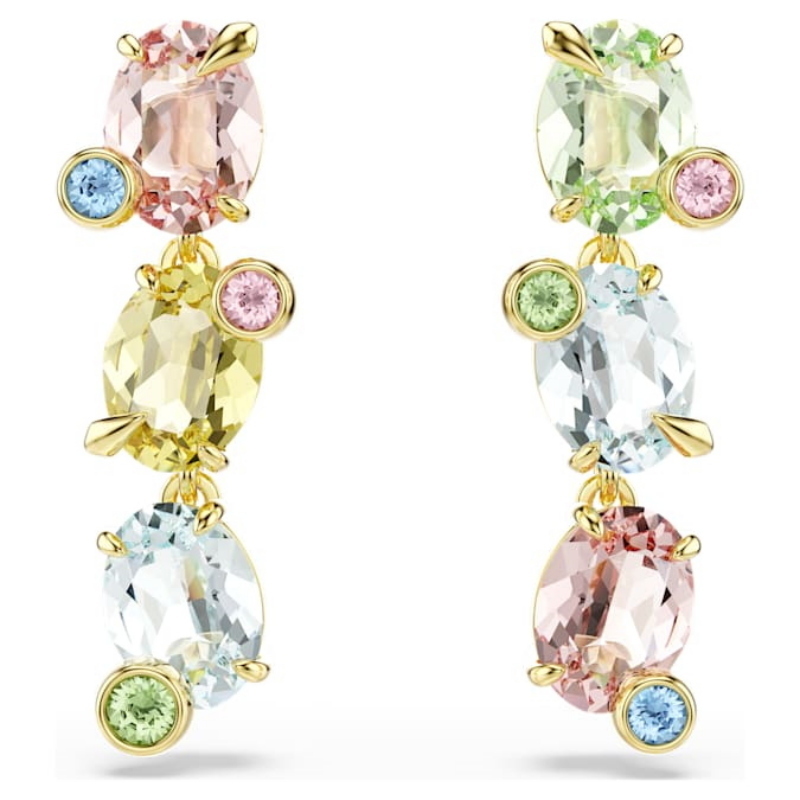 Swarovski 5714815 swarovski fashion piece - gema orecchino a buco mul/gos nuovo in scatola originale