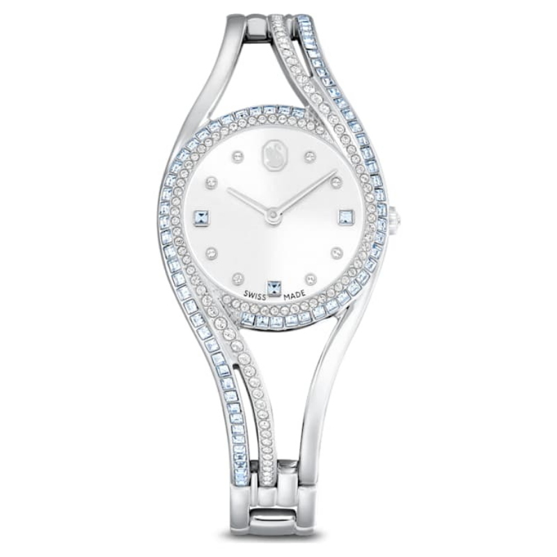 Swarovski 5715463 swarovski fashion piece - hyperbola mb sts/blue/sts nuovo in scatola originale