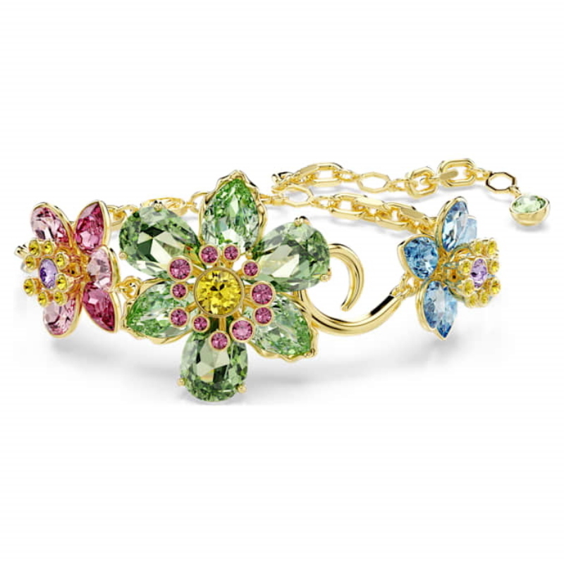 Swarovski 5717156 bracciale swarovski rigido / soft - bracciale multi mul/gos m nuovo in scatola originale