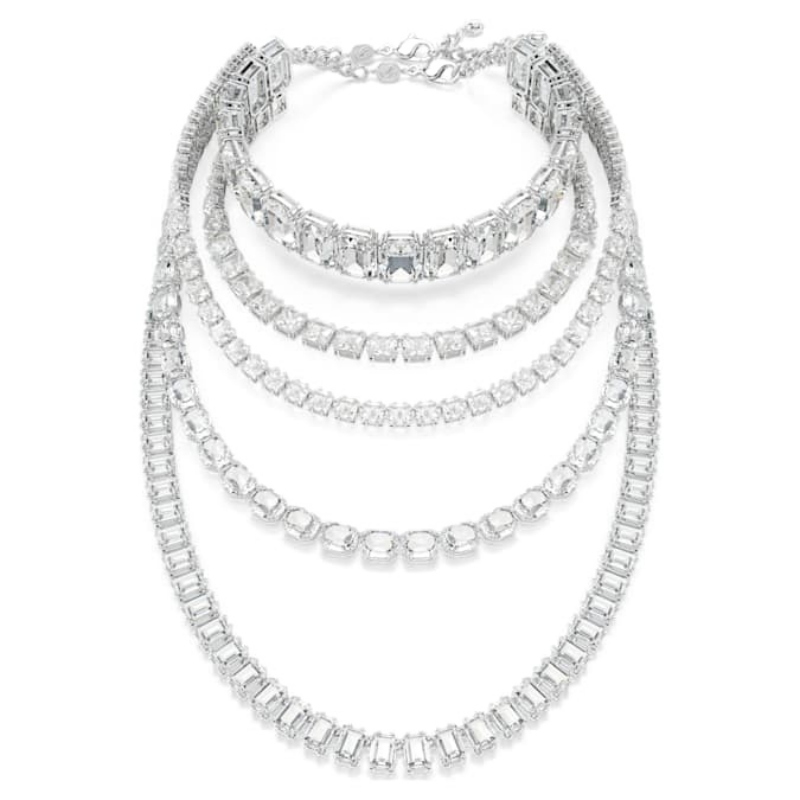 Swarovski 5717913 collana / set swarovski - collana cre/rhs nuovo in scatola originale