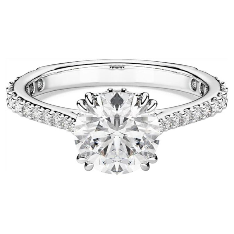 Swarovski 5717932 anello swarovski - anello cocr pav?? white/upd 55 nuovo in scatola originale