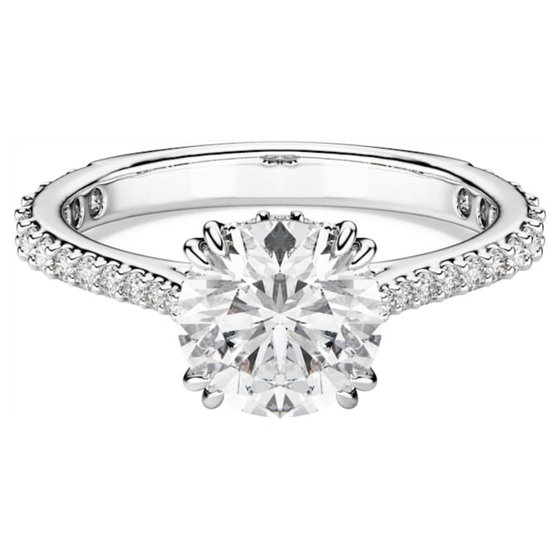 Swarovski 5717936 anello swarovski - anello cocr pav?? white/upd 52 nuovo in scatola originale