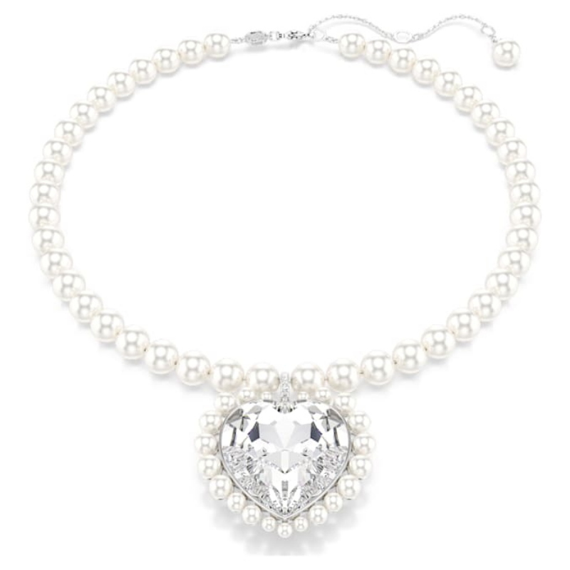 Swarovski 5720858 collana / set swarovski - collana prl cry/rhs nuovo in scatola originale