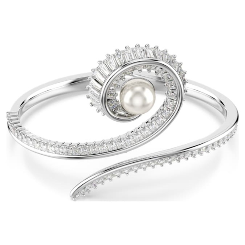 Swarovski 5720863 bracciale swarovski rigido / soft - bracciale rigido white/rhs nuovo in scatola originale