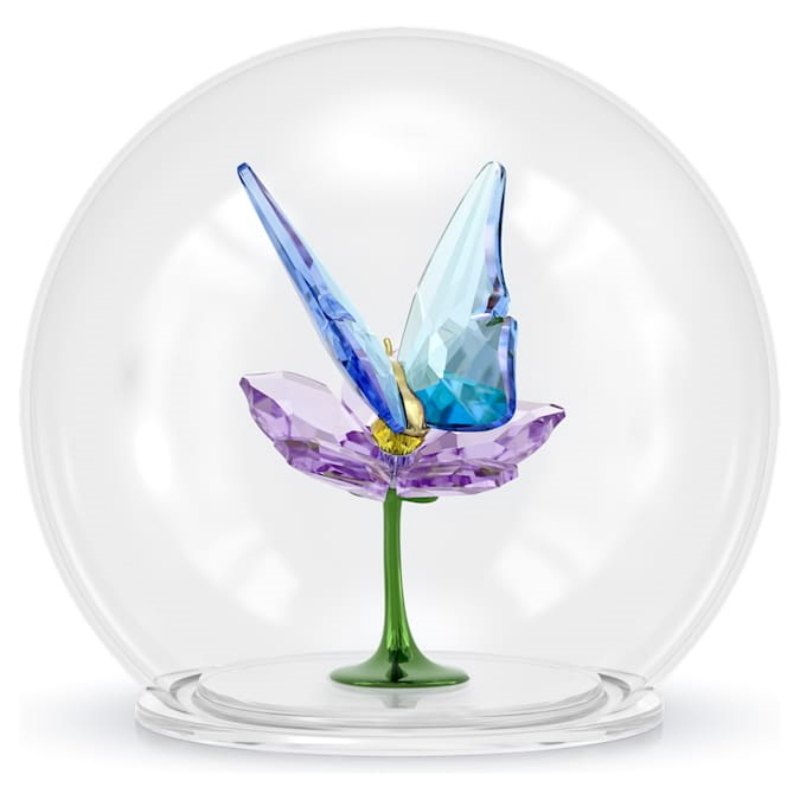 Swarovski 5721543 swarovski fashion piece - idyllia glass ball butterfly and flower nuovo in scatola originale Swarovski 5721543 swarovski fashion piece - idyllia glass ball butterfly and flower nuovo in scatola originale