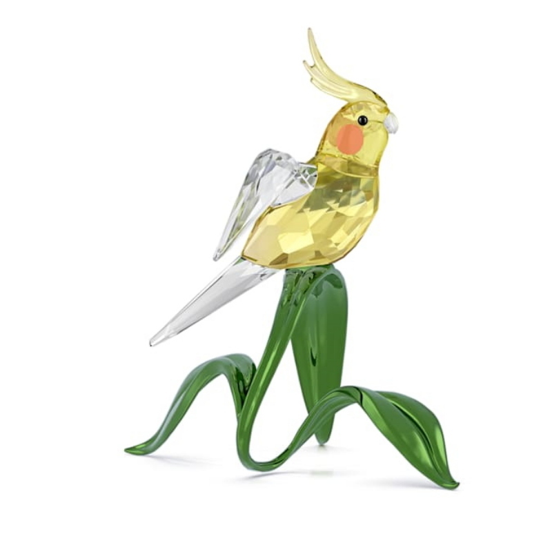 Swarovski 5721544 swarovski fashion piece - idyllia cockatiel nuovo in scatola originale Swarovski 5721544 swarovski fashion piece - idyllia cockatiel nuovo in scatola originale