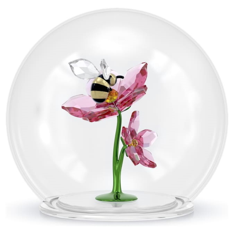 Swarovski 5721549 swarovski fashion piece - idyllia glass ball bee and flowers nuovo in scatola originale