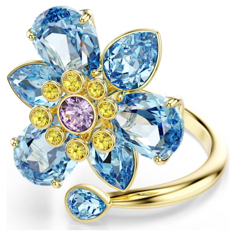 Swarovski 5721590 anello swarovski - anello blue mul/gos 60 nuovo in scatola originale