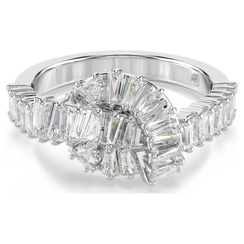 Swarovski 5727119 anello swarovski - anello knot whi/rhs 52 nuovo in scatola originale
