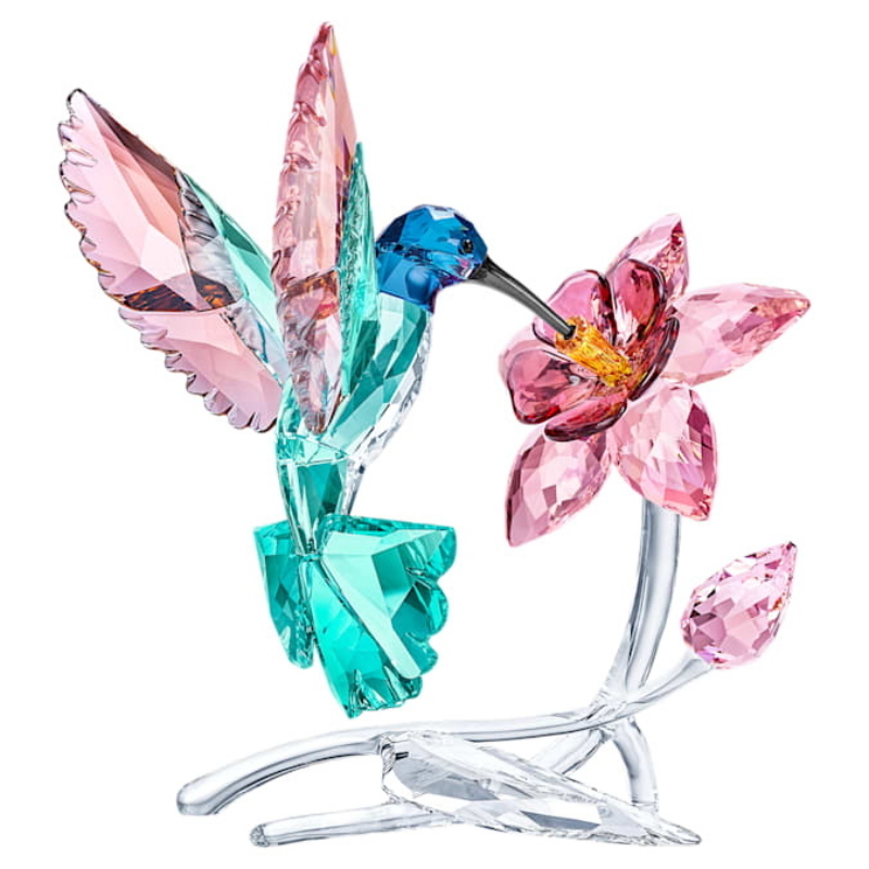 Swarovski 5728071 swarovski fashion piece - crystal paradise hummingbird_np nuovo in scatola originale