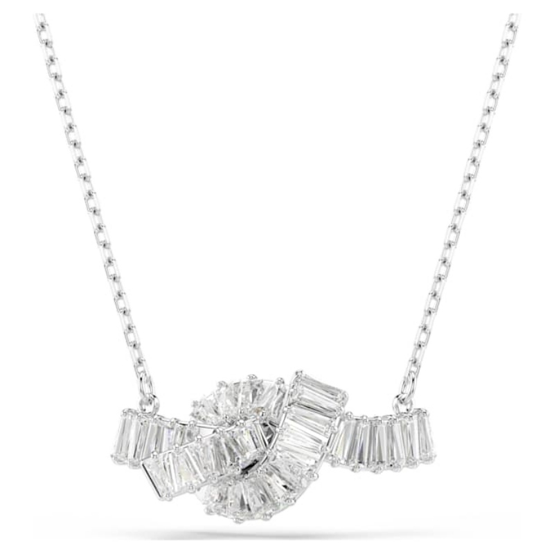 Swarovski 5728553 collana / set swarovski - pend knot whi/rhs nuovo in scatola originale Swarovski 5728553 collana / set swarovski - pend knot whi/rhs nuovo in scatola originale