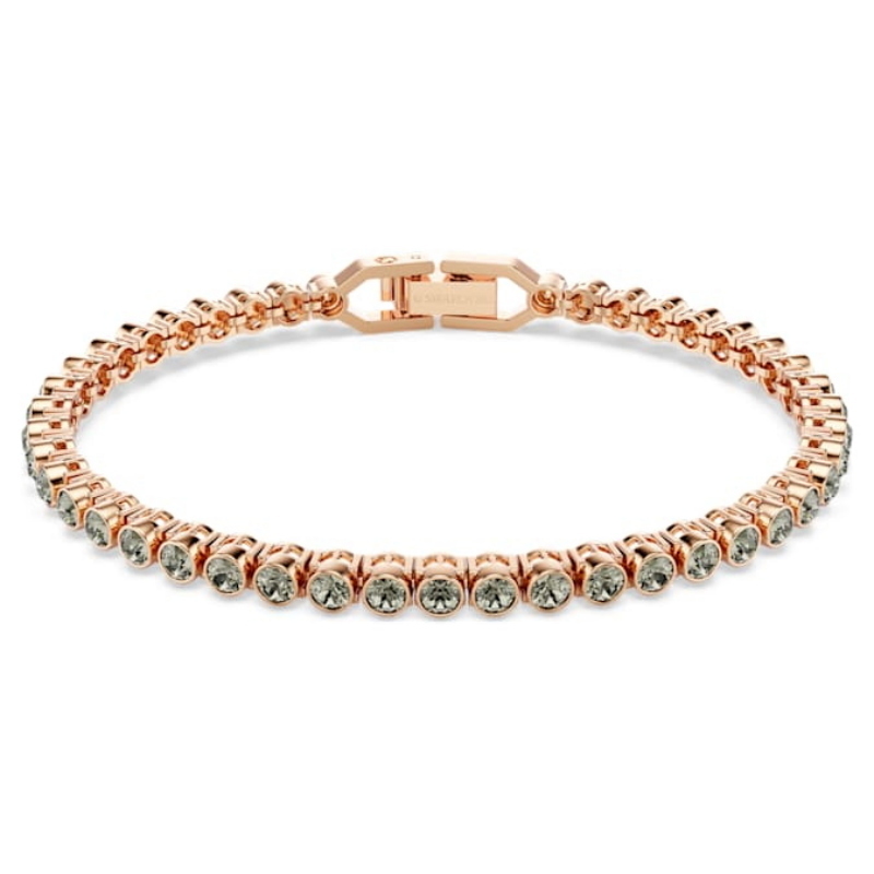 Swarovski 5734240 bracciale swarovski rigido / soft - bracciale bdia/ros m nuovo in scatola originale
