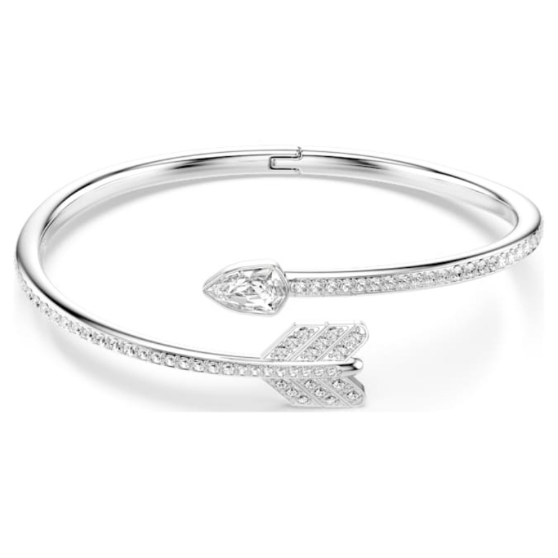 Swarovski 5737264 bracciale swarovski rigido / soft - bracciale rigido cry/rhs m nuovo in scatola originale
