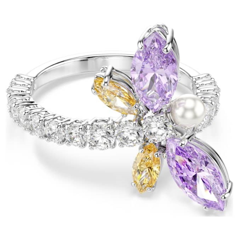 Swarovski 5737369 anello swarovski - anello motif mul/rhs 60 nuovo in scatola originale