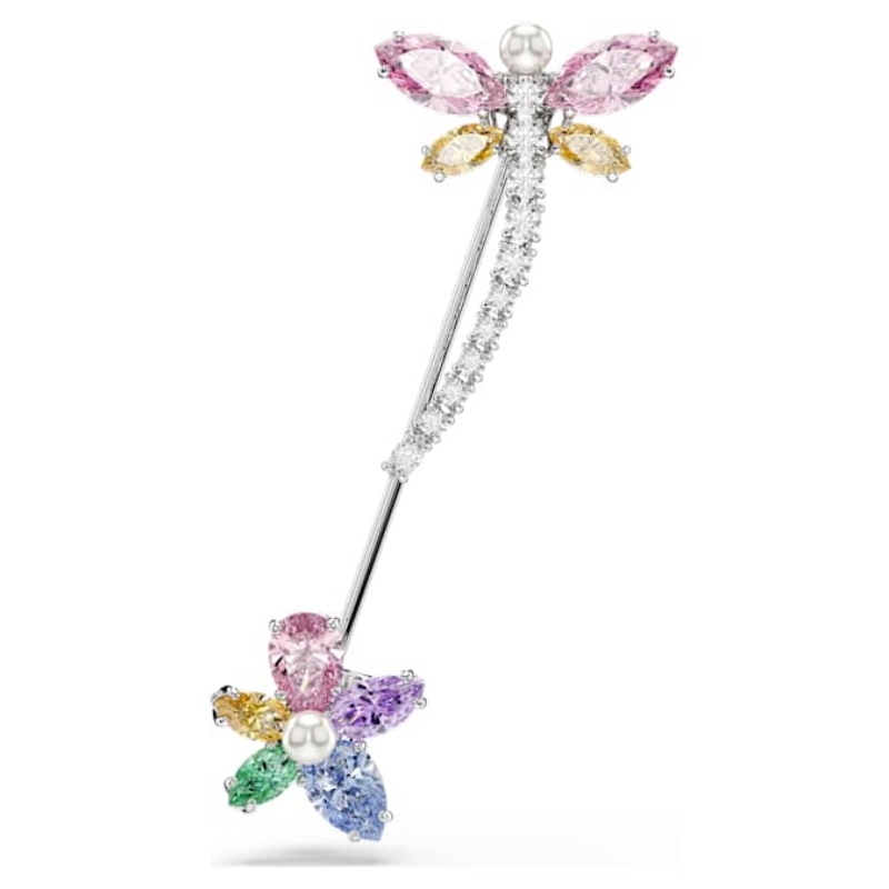 Swarovski 5737428 swarovski fashion piece - 2026 capsule spilla mul/rhs nuovo in scatola originale