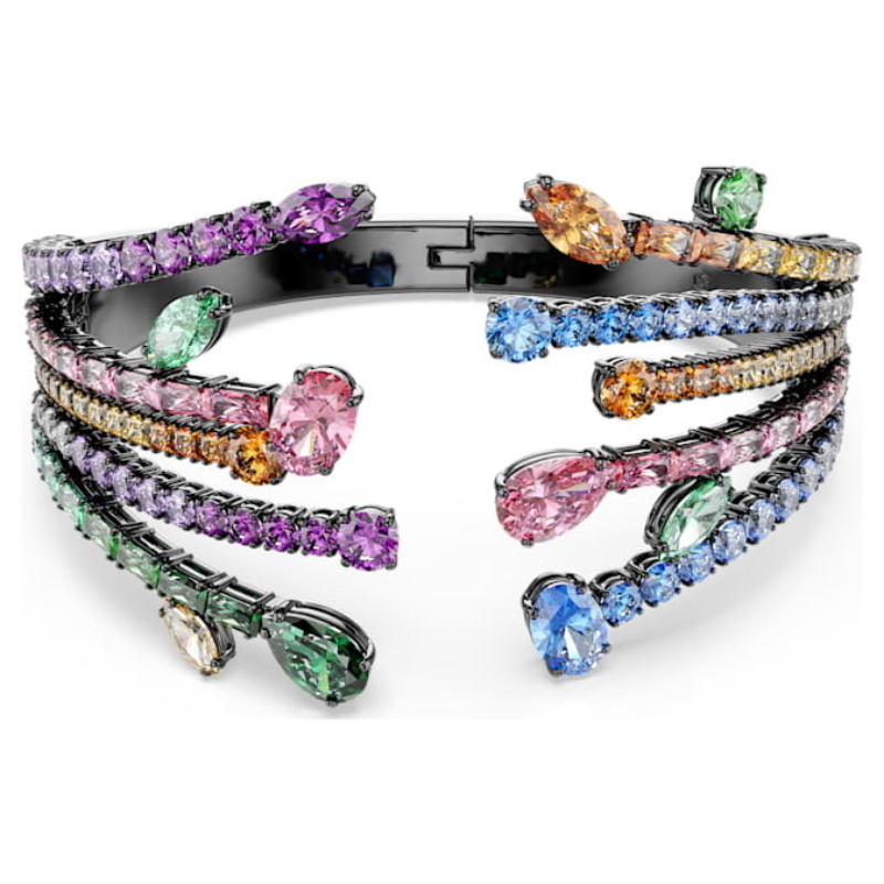 Swarovski 5737432 bracciale swarovski rigido / soft - bracciale rigido op bouquet mul/b nuovo in scatola originale