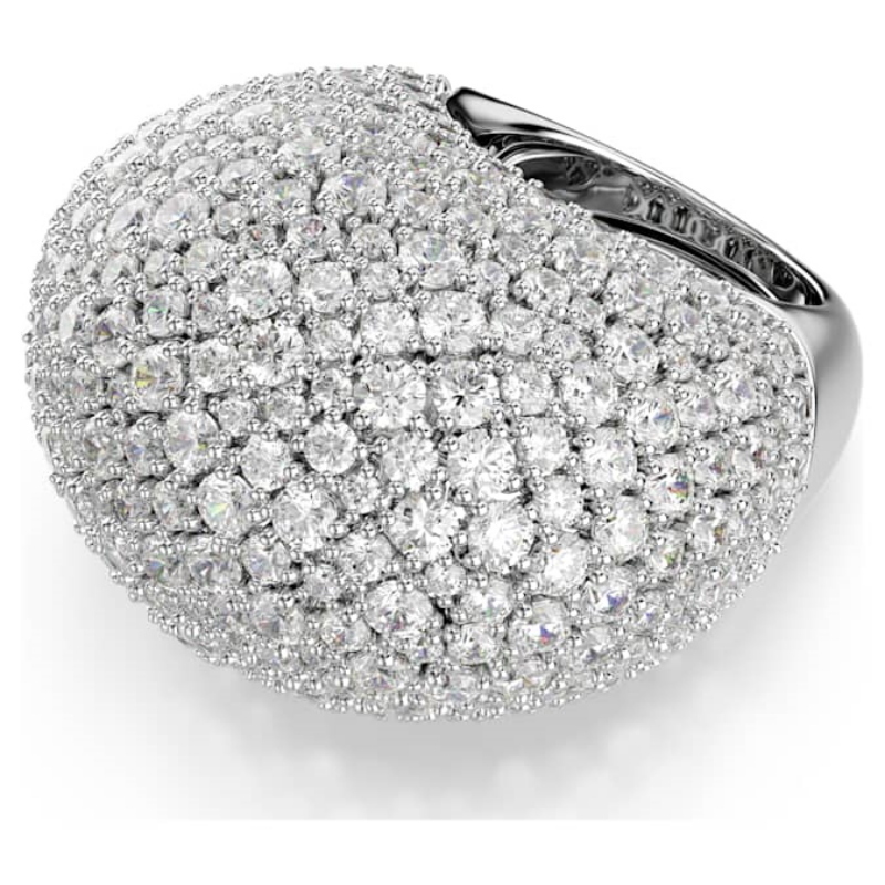 Swarovski 5737618 anello swarovski - anello white/rhs 50-55 nuovo in scatola originale Swarovski 5737618 anello swarovski - anello white/rhs 50-55 nuovo in scatola originale