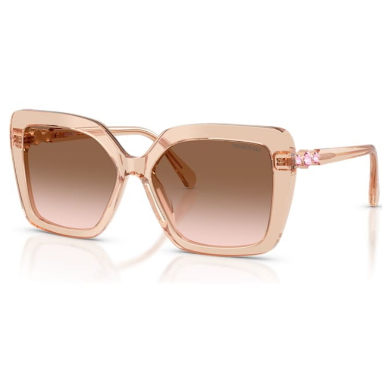 Swarovski 5738135 swarovski fashion piece - constella eyewear sk6049 sq bei/pink nuovo in scatola originale