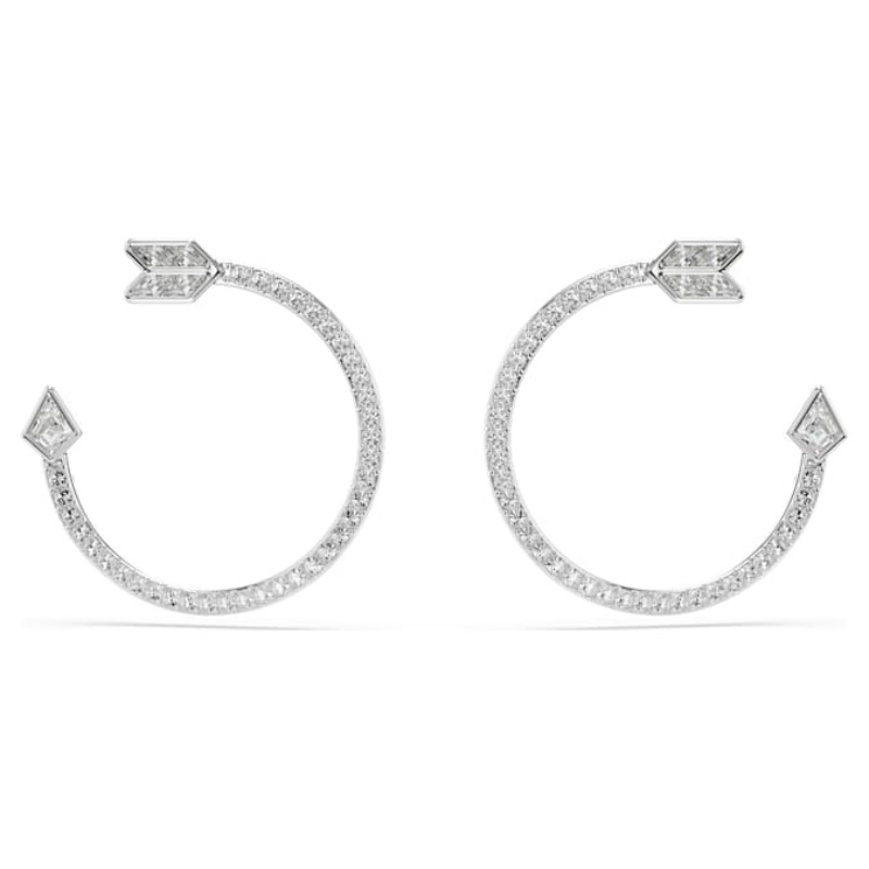 Swarovski 5741522 swarovski fashion piece - idyllia orecchino a buco arrow whi/rhs nuovo in scatola originale Swarovski 5741522 swarovski fashion piece - idyllia orecchino a buco arrow whi/rhs nuovo in scatola originale