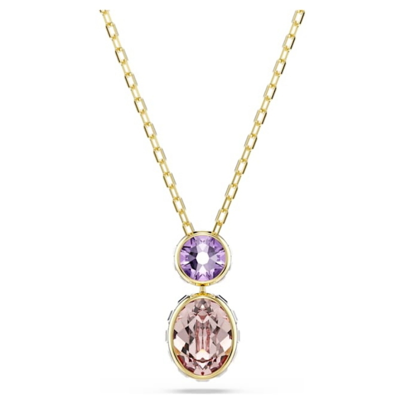 Swarovski 5741586 collana / set swarovski - pend reversible mul/gos nuovo in scatola originale