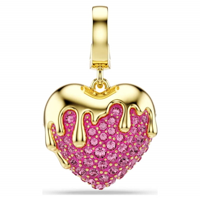 Swarovski 5742953 swarovski fashion piece - idyllia charm piccolo heart pin/gos nuovo in scatola originale Swarovski 5742953 swarovski fashion piece - idyllia charm piccolo heart pin/gos nuovo in scatola originale