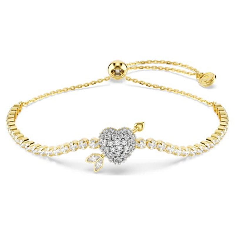 Swarovski 5744061 bracciale swarovski rigido / soft - bracciale white/gos nuovo in scatola originale