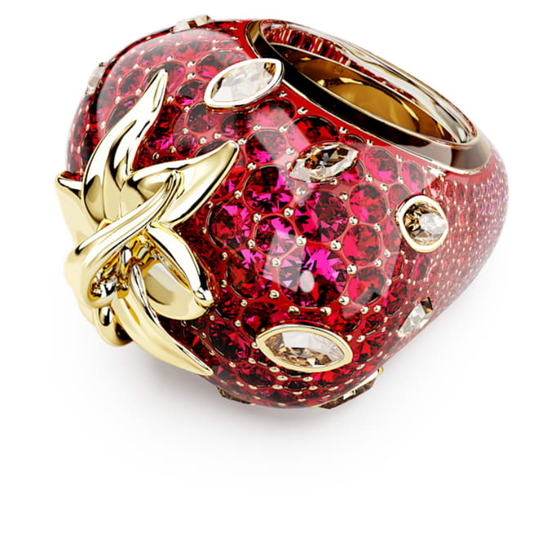 Swarovski 5745796 anello swarovski - anello red/gos 58 nuovo in scatola originale