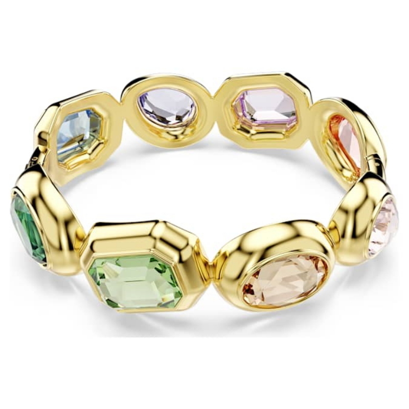 Swarovski 5746901 bracciale swarovski rigido / soft - bracciale rigido cuff mul/gos l nuovo in scatola originale