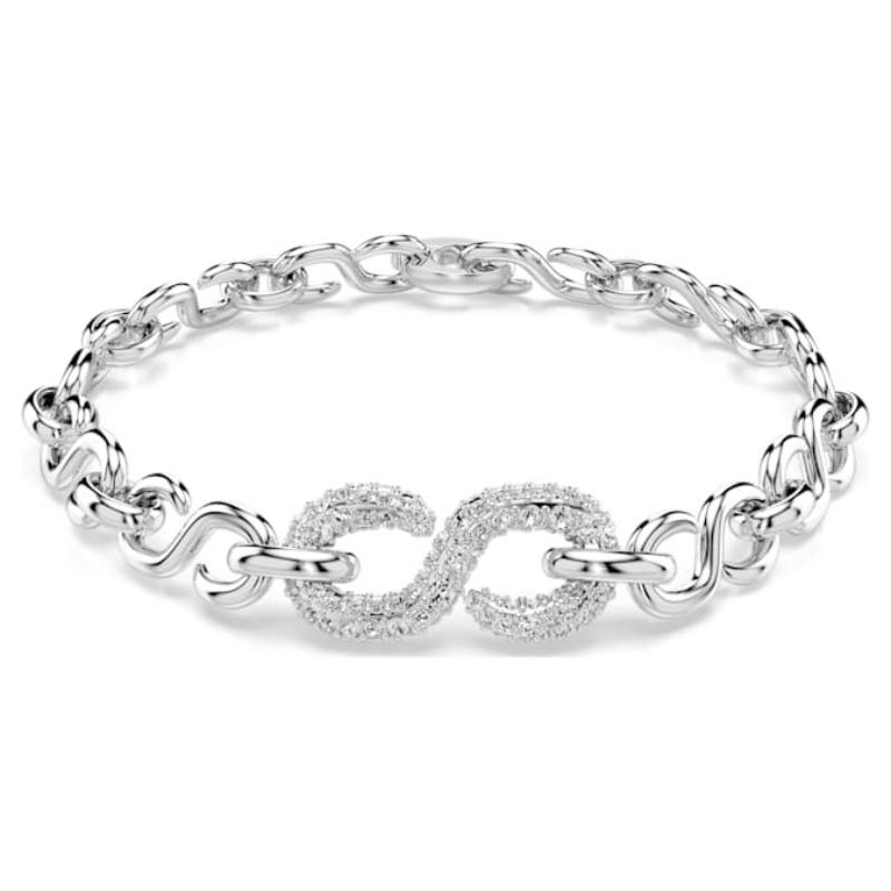 Swarovski 5747642 bracciale swarovski rigido / soft - bracciale cry/rhs m nuovo in scatola originale