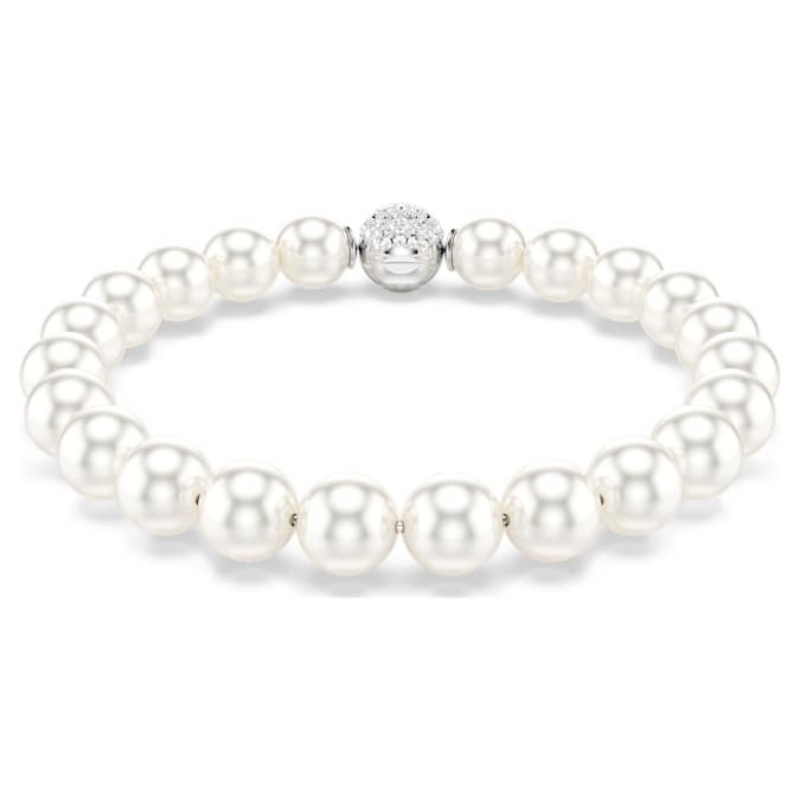Swarovski 5747747 bracciale swarovski rigido / soft - bracciale prl magnet whi/rhs nuovo in scatola originale
